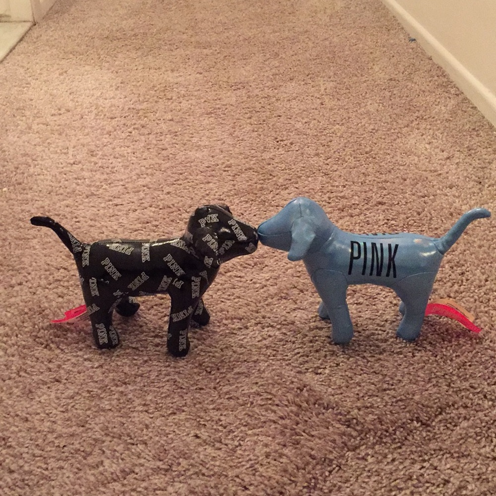 2 vs pink dogs